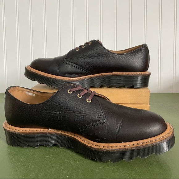 Dr Martens England Made RIPPLE Wave-Sole #1461 Oxfords/Boots/ Shoes - Picture 8 of 14